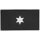 MRBS Rubber Patch POLIZEI Dienstgradabzeichen Polizeikomissar (PK, 1 wei&szlig;er Stern) - 7,5 x 4 cm
