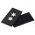 MRBS Rubber Patch POLIZEI Dienstgradabzeichen Polizeikomissar (PK, 1 wei&szlig;er Stern) - 7,5 x 4 cm