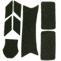 BPJ  Helmpatches Flausch Set M5 f&uuml;r Gefechtshelme
