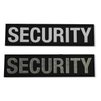 MRBS Rubber Abzeichen - SECURITY Patch - 16,8 x 4,2 cm