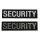 MRBS Rubber Abzeichen - SECURITY Patch - 16,8 x 4,2 cm