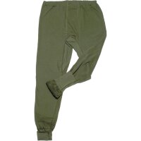Leo K&ouml;hler BW Pl&uuml;schunterhose Lang - oliv
