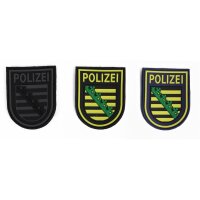 MRBS Rubber &Auml;rmelabzeichen - Polizei Sachsen Patch -...