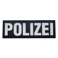 HCIM Patch Klettabzeichen POLIZEI 30 x 10 cm Navy