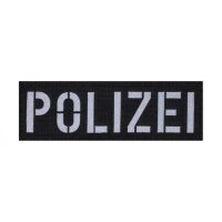 Zentauron 3er Set Cordura Patch Polizei klein - 2,5 x 7,5 cm