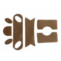 BPJ  Helmpatches Klett Patch Set M9 f&uuml;r Gefechtshelm