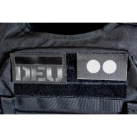 CID IR / Infrarot Patch mit taktischen Zeichen (Trupp, Gruppe, Zug) - 9 x 5 cm