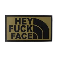 CID Sticker Aufkleber "Hey Fuck Face" - 9 x 5 cm