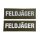HCIM Patch Klettabzeichen FELDJ&Auml;GER - 30 x 10 cm oliv
