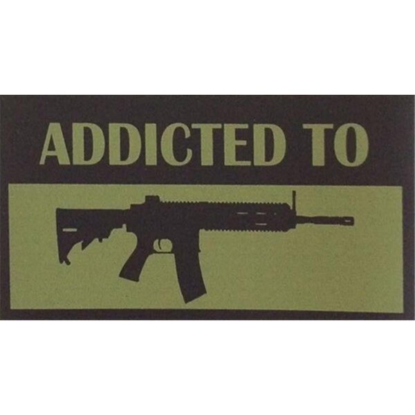 CID Sticker Aufkleber "Addicted to..." - 14,5 x 10,5 cm