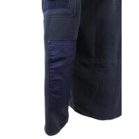 Bundle THW Fleecejacke blau mit Rubber Patch und Nationalit&auml;tsabzeichen international