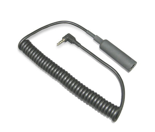 Comhead Smartphone Adapter NATO 3,5mm Klinkenstecker auf Nexus f&uuml;r 3M Peltor Spiralkabel