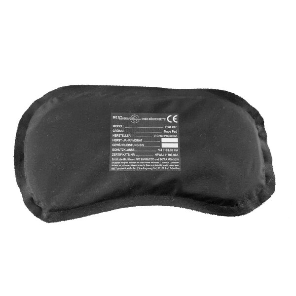BPV NIJ Level 3A Ballistische Einlage Nape Pad Genickschutz