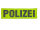HCIM Patch Klettabzeichen POLIZEI - 15 x 5 cm neon gelb / reflektierend