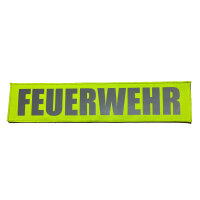 HCIM Patch Klettabzeichen FEUERWEHR -  38 x 8 cm neon...