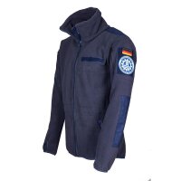 Bundle THW Fleecejacke blau mit Rubber Patch,...