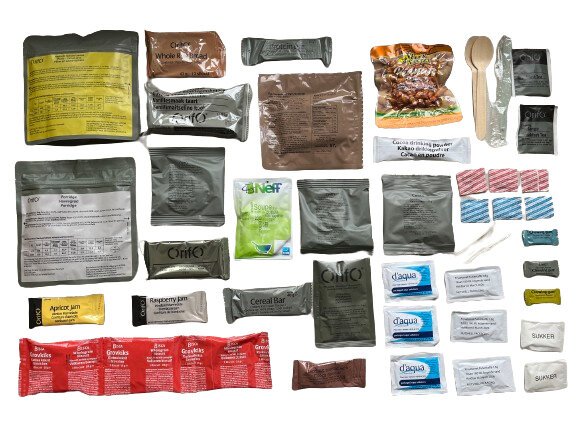 EXDK EPA Einmannpackung D&auml;nemark Typ 20 Pasta in Kr&auml;utersauce MHD 2024 Notfallnahrung