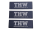 HCIM Patch Klettabzeichen THW Gruppenf&uuml;hrer - 30 x 10 cm navy blue / reflektierend