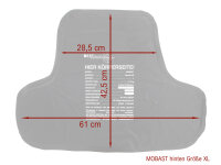 BPV NIJ Level 3A &amp; KR1SP1 Ballistische Stichschutz Einlage (Set) f&uuml;r MOBAST / THOR Plattentr&auml;ger