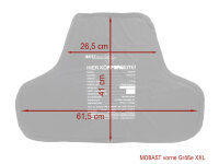 BPV NIJ Level 3A &amp; KR1SP1 Ballistische Stichschutz Einlage (Set) f&uuml;r MOBAST / THOR Plattentr&auml;ger