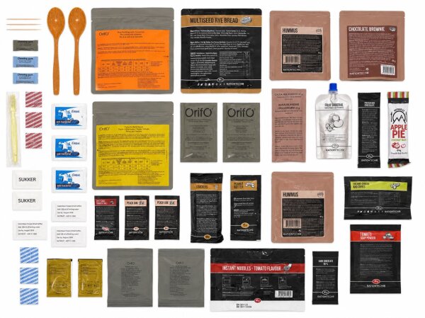 EXDK EPA Einmannpackung D&auml;nemark Typ 18 Pasta in Kr&auml;utersauce MHD 30.11.25